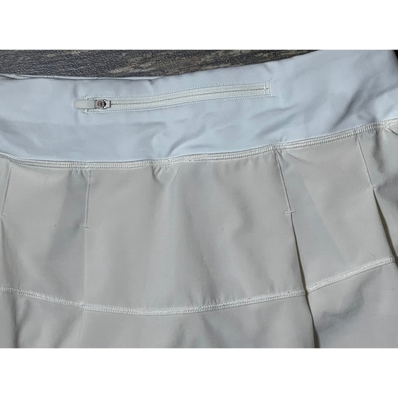 Lululemon Pace Rival Mid Rise Skirt Lemon Sorbet Size 4 Athletic Tennis Long EUC - Picture 7 of 9
